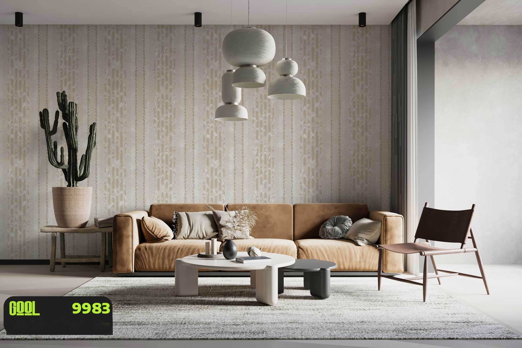 کاغذ دیواری راهراه نسکافهای رسمی و شیک