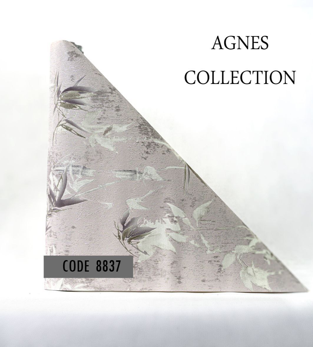 کاغذ دیواری کد 8837 آلبوم AGNES با طرح نقش و نگار و رنگ خنثی
