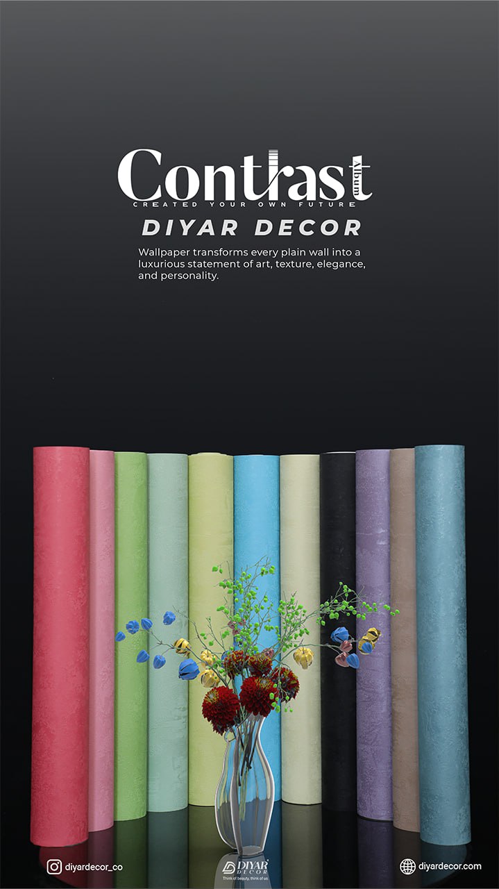 البوم کانتراست با طیف وسیعی از رنگ های مدرن و مینمال و سبک ساده