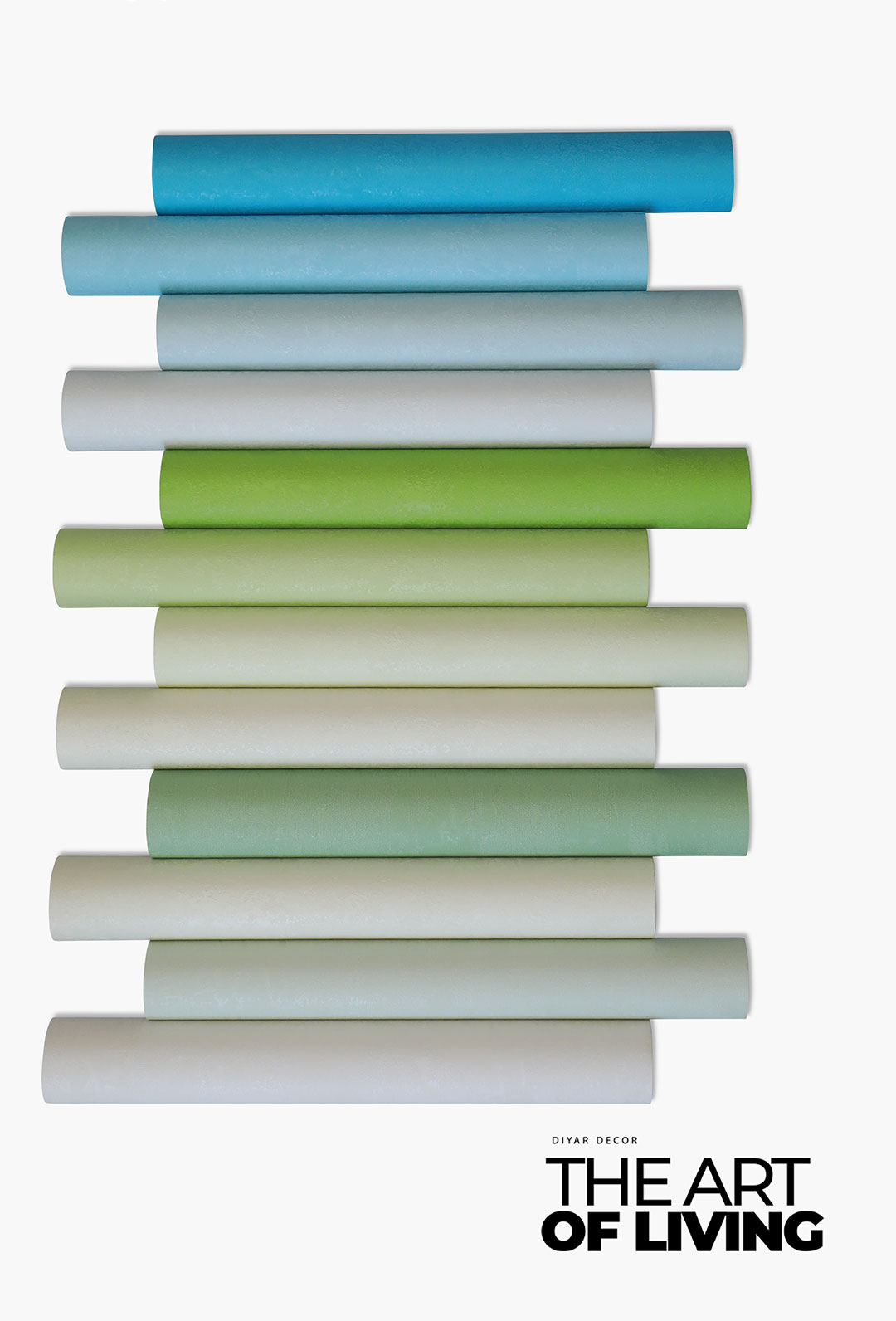 البوم کانتراست طیف وسیعی از رنگ های روشن برای کاغذ دیواری